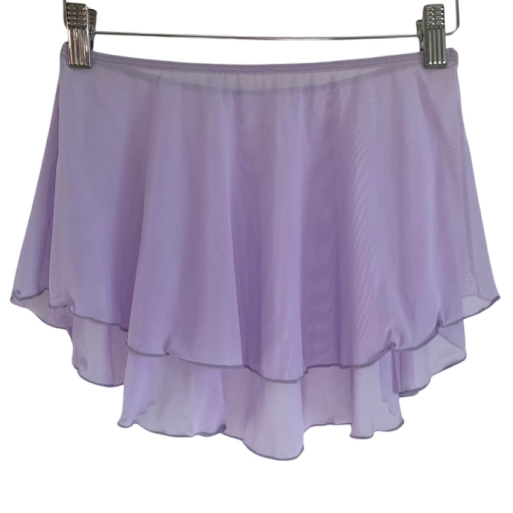 Wear Moi DAPHNE Sheer Pull On Dance Skirt in Lilac Size XS-S